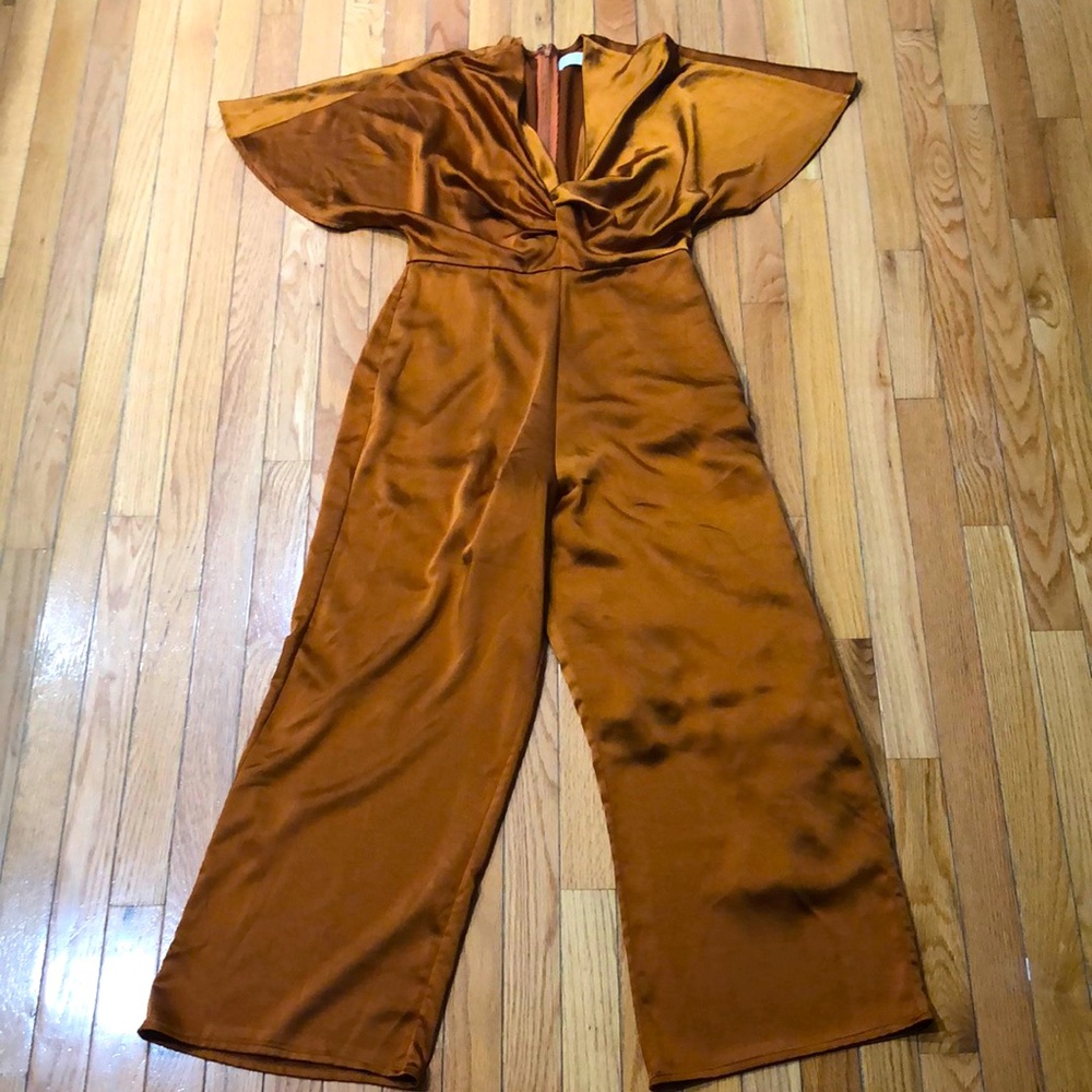 Anthropologie All Silk Jumpsuit